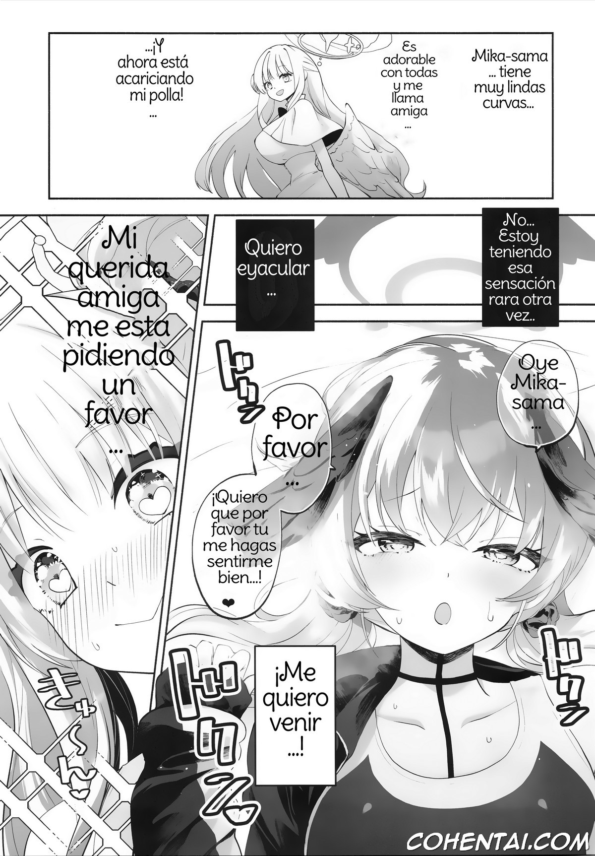 Koharu-chan tte Sounanda (Blue Archive) xxx comics manga porno doujin hentai español sexo 