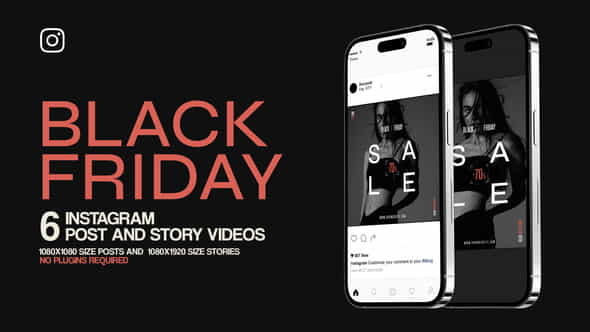 Black Friday Intagram - VideoHive 40611495