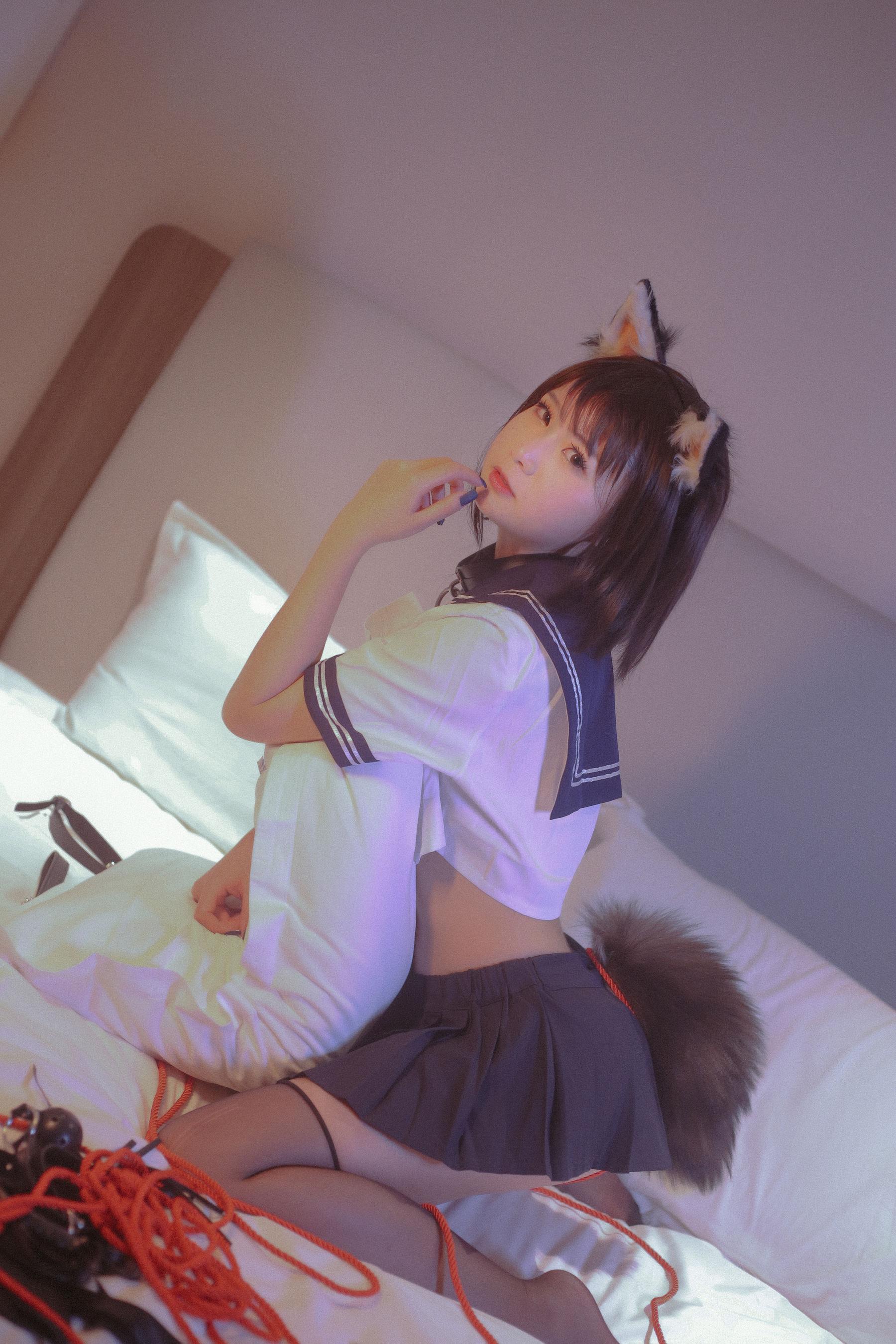 [美女Coser] 是青水 《猫耳调教》 写真集(26)