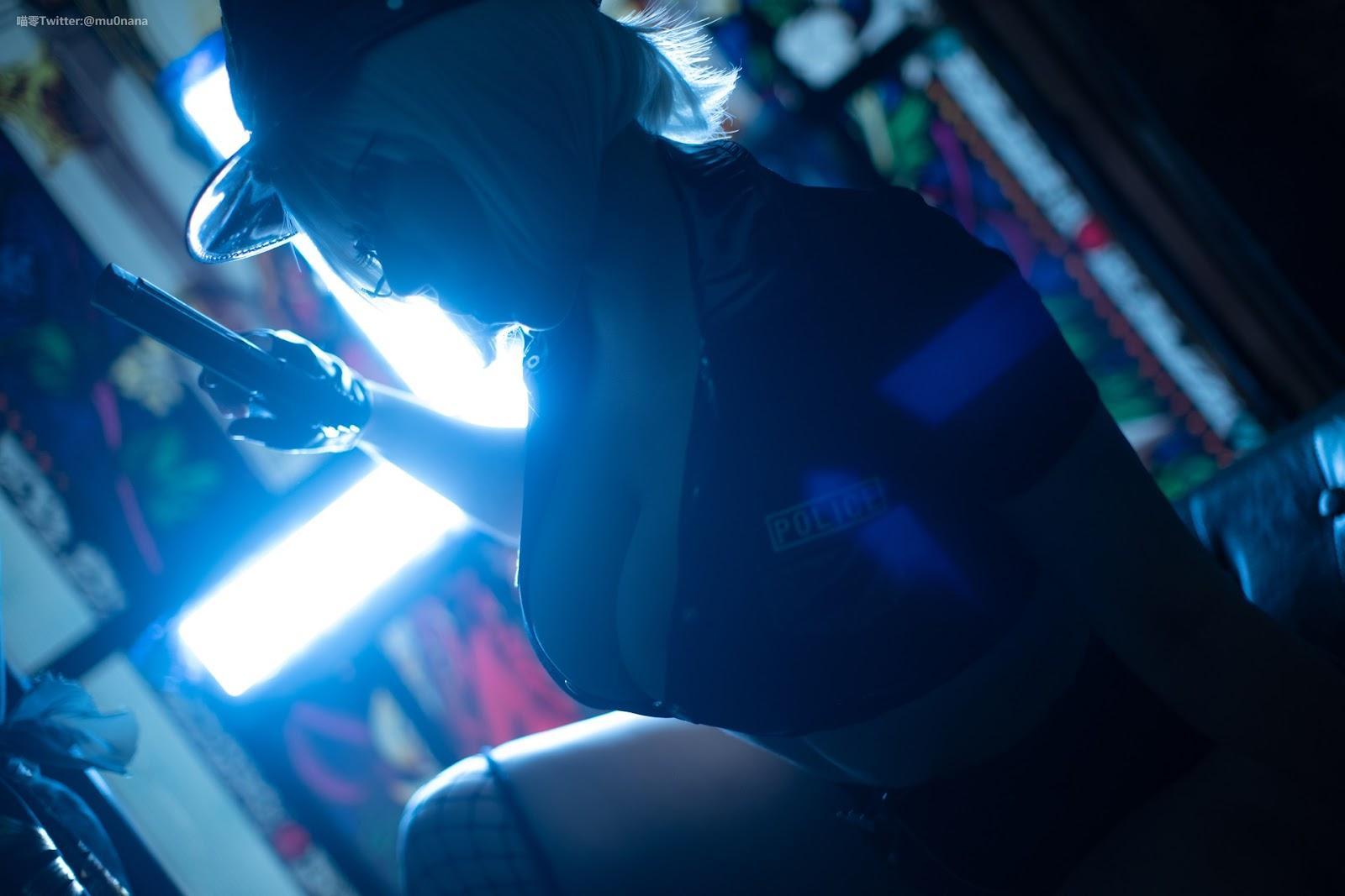 Cosplay 皮皮奶可可爱了啦 & 喵零 匪警(49)