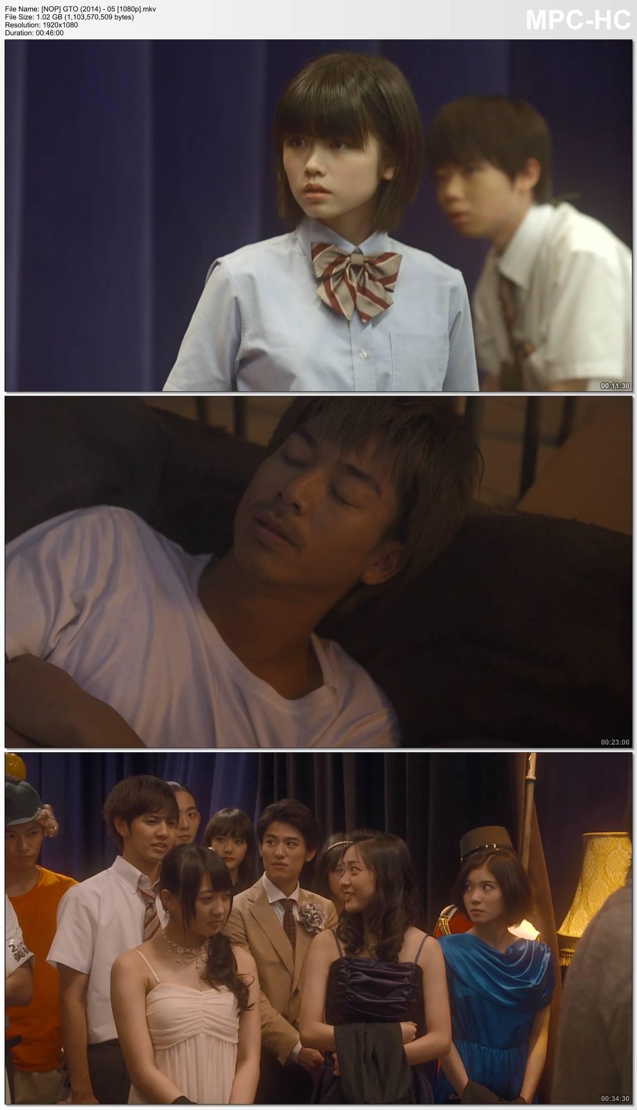 Thầy Giáo Vĩ Đại - GTO Great Teacher Onizuka Complete 2012-2014 1080p Bluray AAC x264 screenshots