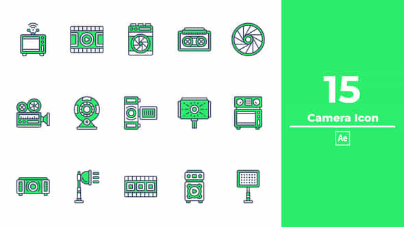 Camera Icon After Effect - VideoHive 48801798