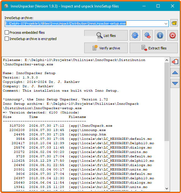 Inno Setup Unpacker 2.0.2