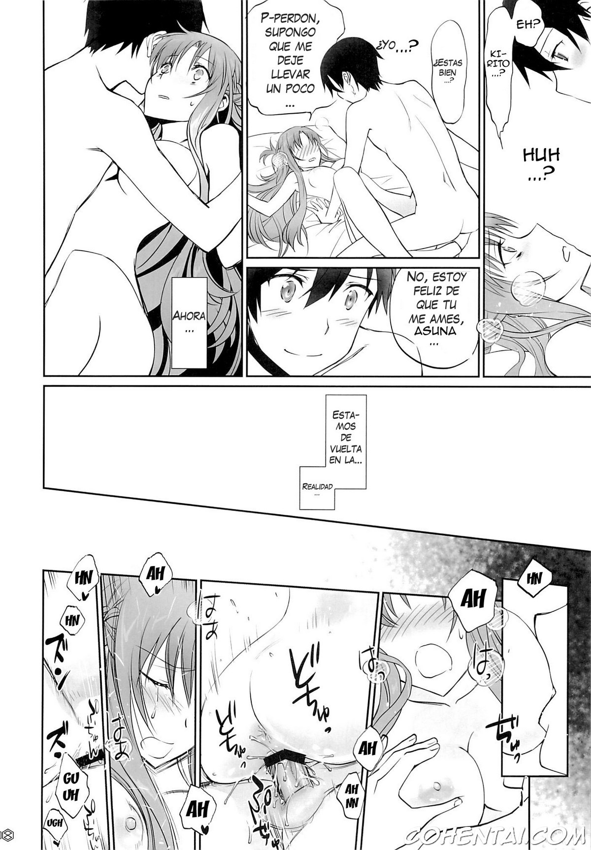 turnover (Sword Art Online) xxx comics manga porno doujin hentai español sexo Asuna Yuuki Kazuto Kirigaya | Kirito Suguha Kirigaya Sword Art Online