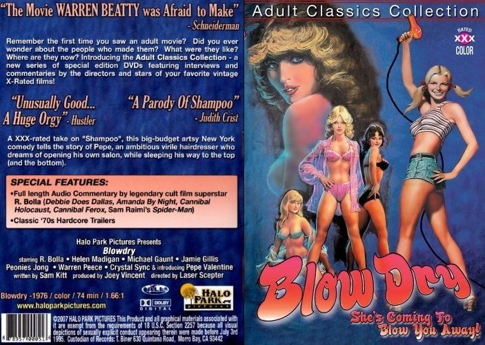 Blowdry / Blow Dry / Shampu / Сушка Для Волос (David Secter (as Laser Scepter), Halo Park Pictures) [1976 г., Classic, Feature, Parody, DVDRip] (Crystal Sync, Helen Madigan, Kristin Steen (as Marie Roberts), Peonies Jong, Ultramax (as Ultra Max), Michael Gaunt, Pepe, R. Bolla (as Richard Bolla))