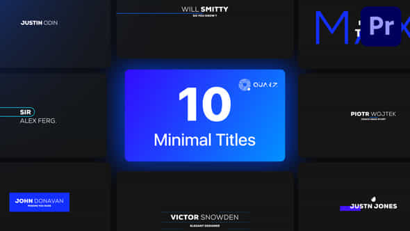 Minimal Titles - VideoHive 44827941