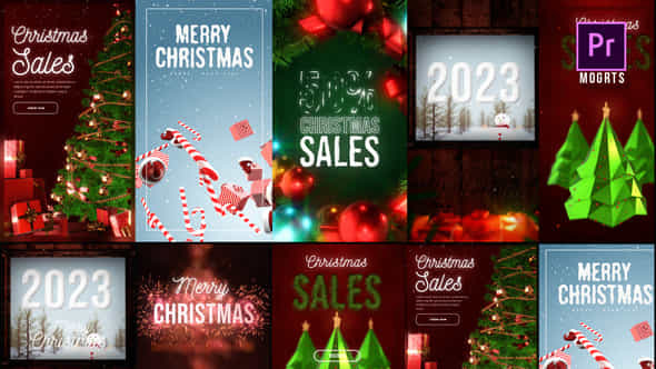 Christmas Posts and - VideoHive 41866945