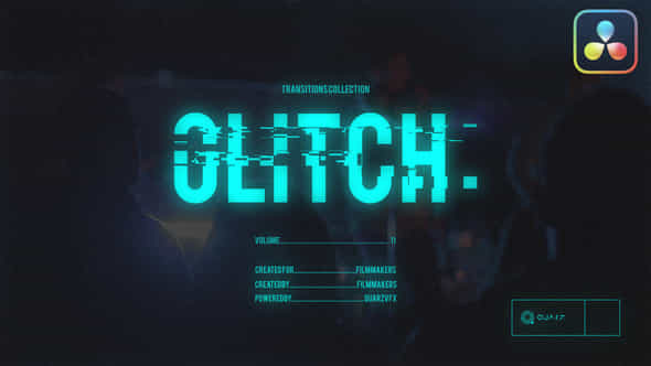 Glitch Transitions For Davinci Resolve Vol 11 - VideoHive 50471561