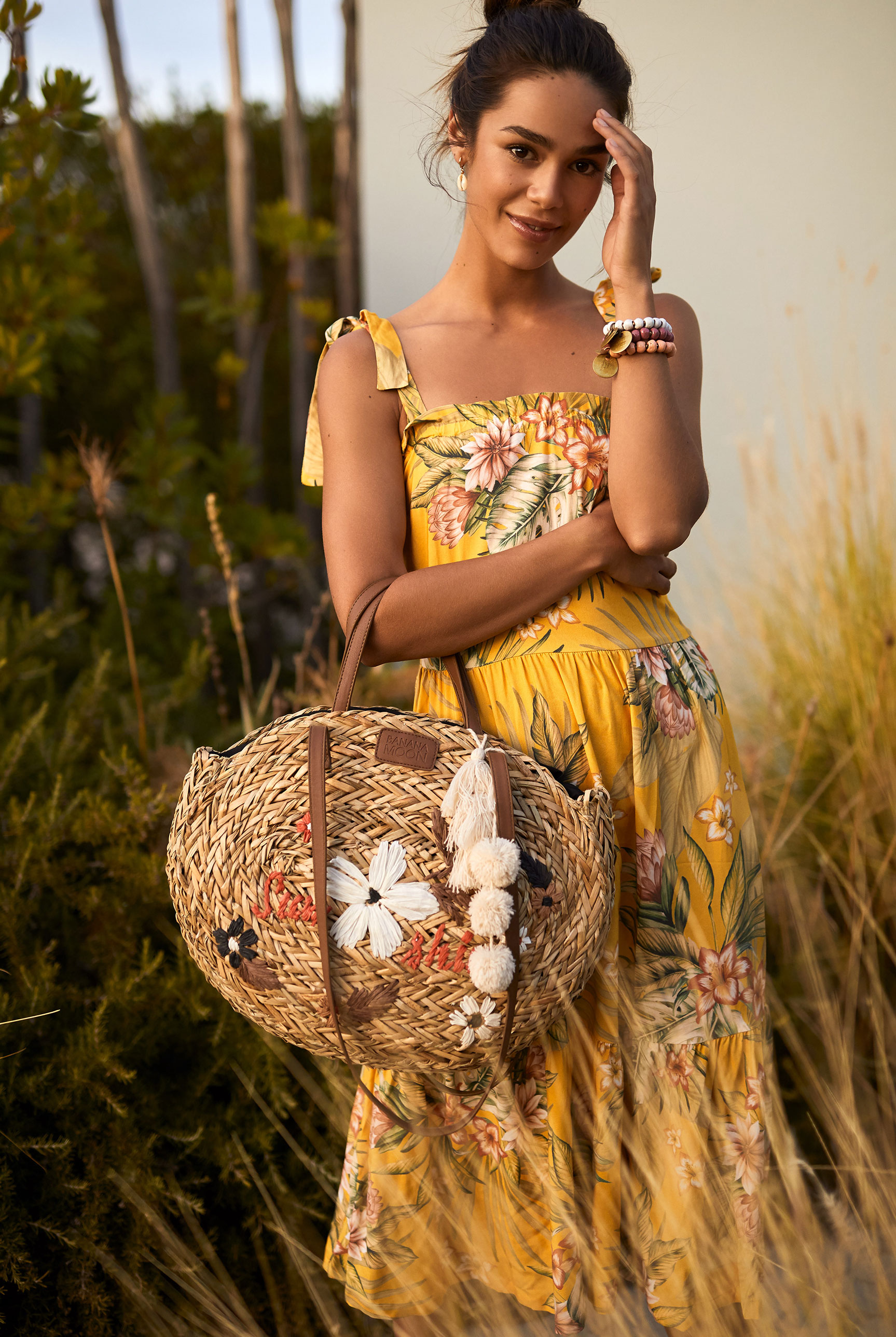 Narine Kagramanyan Matetskaya by Pierre Turtaut / BananaMoon SS2020 Наринэ Матецкая в купальниках и пляжной одежде BananaMoon, сезон весна-лето 2020 / фото 15