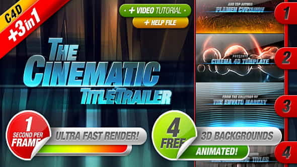 Cinematic Titles 3 in 1 - VideoHive 141016