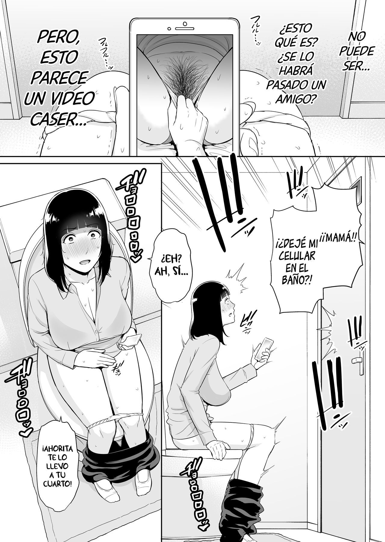 [Misaki (gonza)] Musuko ni Matagaru Hi ~Haha to Musuko no Hamedori Kiroku~  El día que monté a mi hijo ~Un registro de las aventuras sexuales de una madre y su hijo~ [Spanish] [K.A. Work