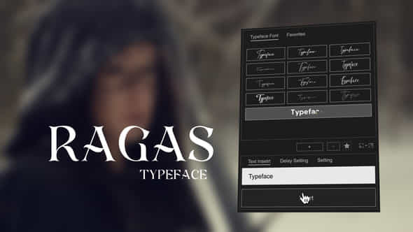 Animated Typeface Ragas - VideoHive 56812180