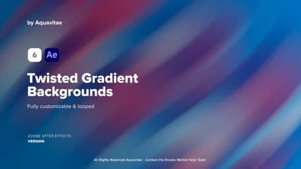 Twisted Gradient Backgrounds - VideoHive 37214950