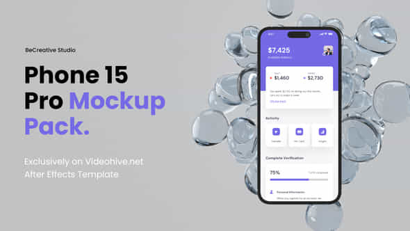 Iphone 15 Pro Mockup - VideoHive 50130664