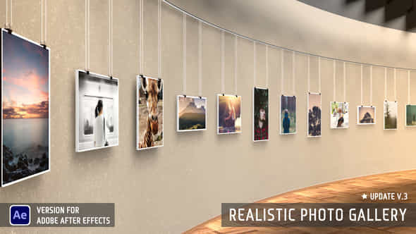 Realistic 3D Photo Gallery - VideoHive 14102262