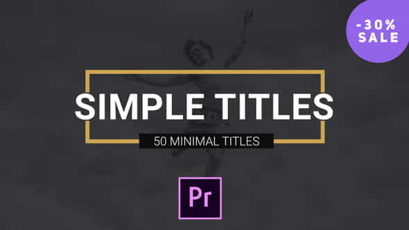 Simple Titles l Lower Thirds - VideoHive 21692940