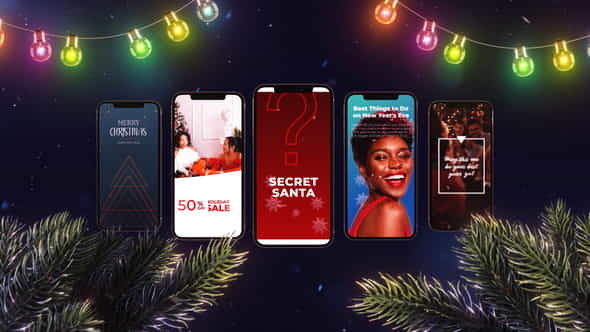 Christmas Instagram Stories - VideoHive 42424721