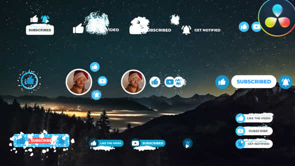 Social Media Snow - VideoHive 34991012