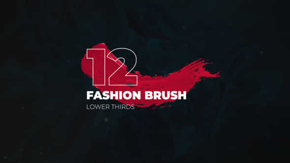 Brush Fashion Lower - VideoHive 44121802