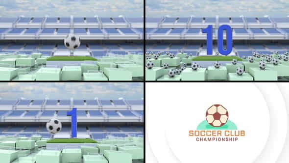 Soccer Countdown - VideoHive 35598455