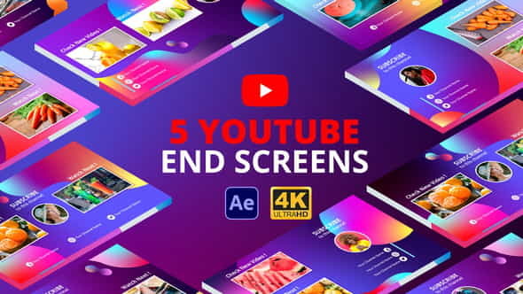 YouTube End Screens Vol.2 | - VideoHive 29148818