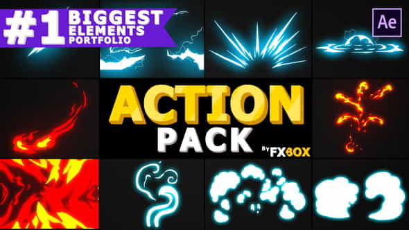 Action Elements Pack | After - VideoHive 23863435