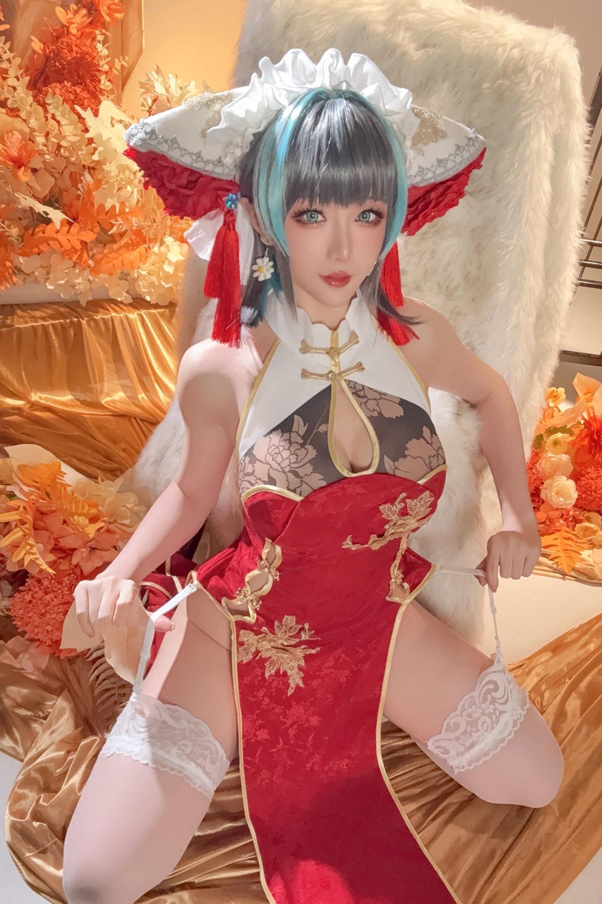 Cosplay 星之迟迟Hoshilily – 碧蓝航线柴郡(41)