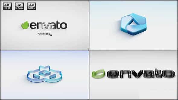 3D Clean Logo Animation - VideoHive 52728194