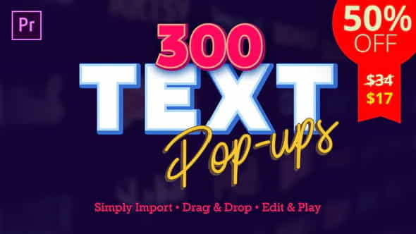 Text Popups - VideoHive 24372597