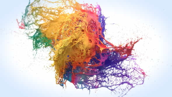 Rotating Paint Logo - VideoHive 31167224