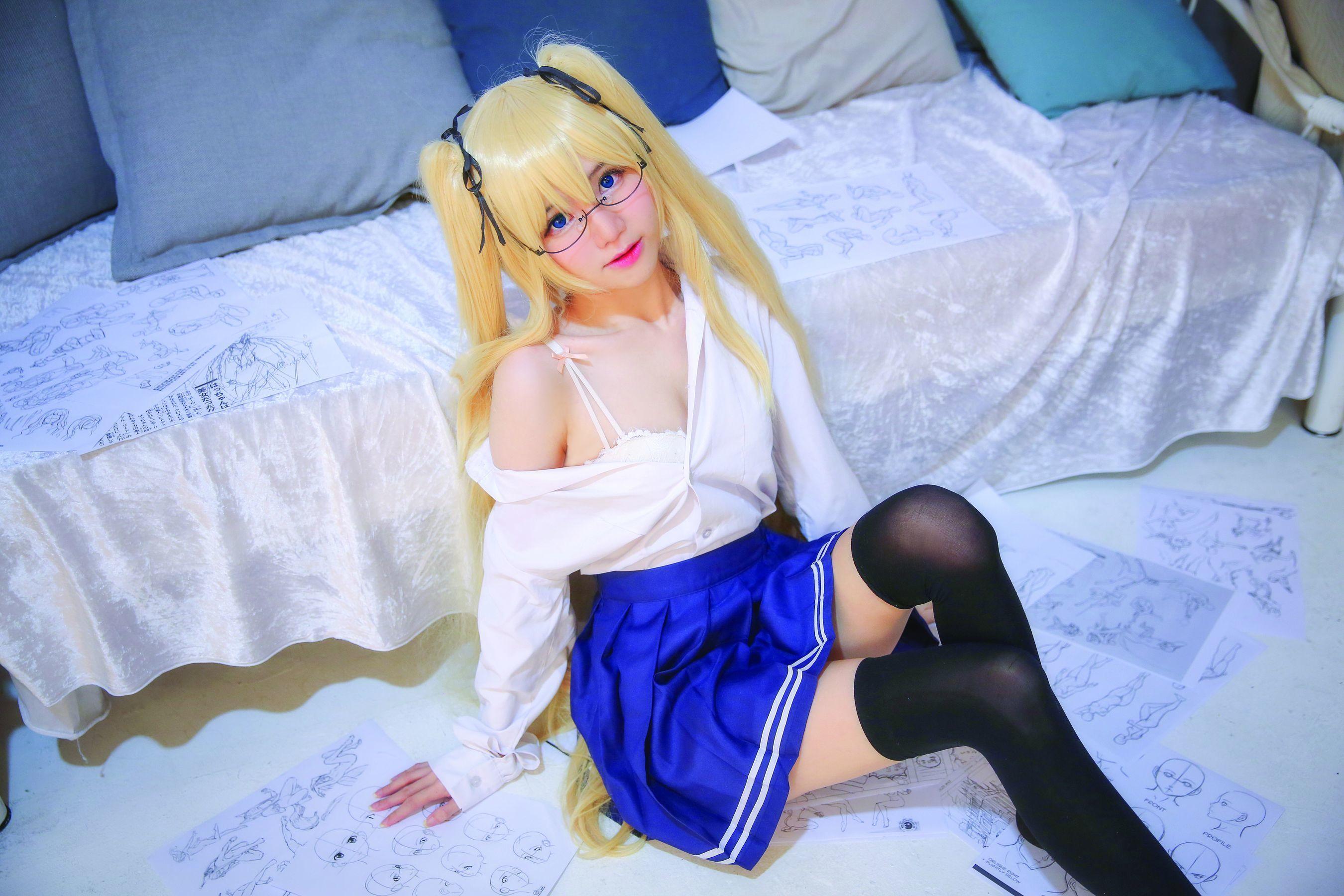 [网红COSER] Sally Dorasnow – Eriri School Girl(42)