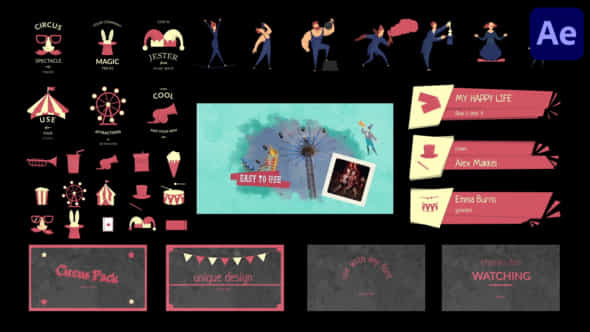 Circus Big Pack For After Effects - VideoHive 50221111