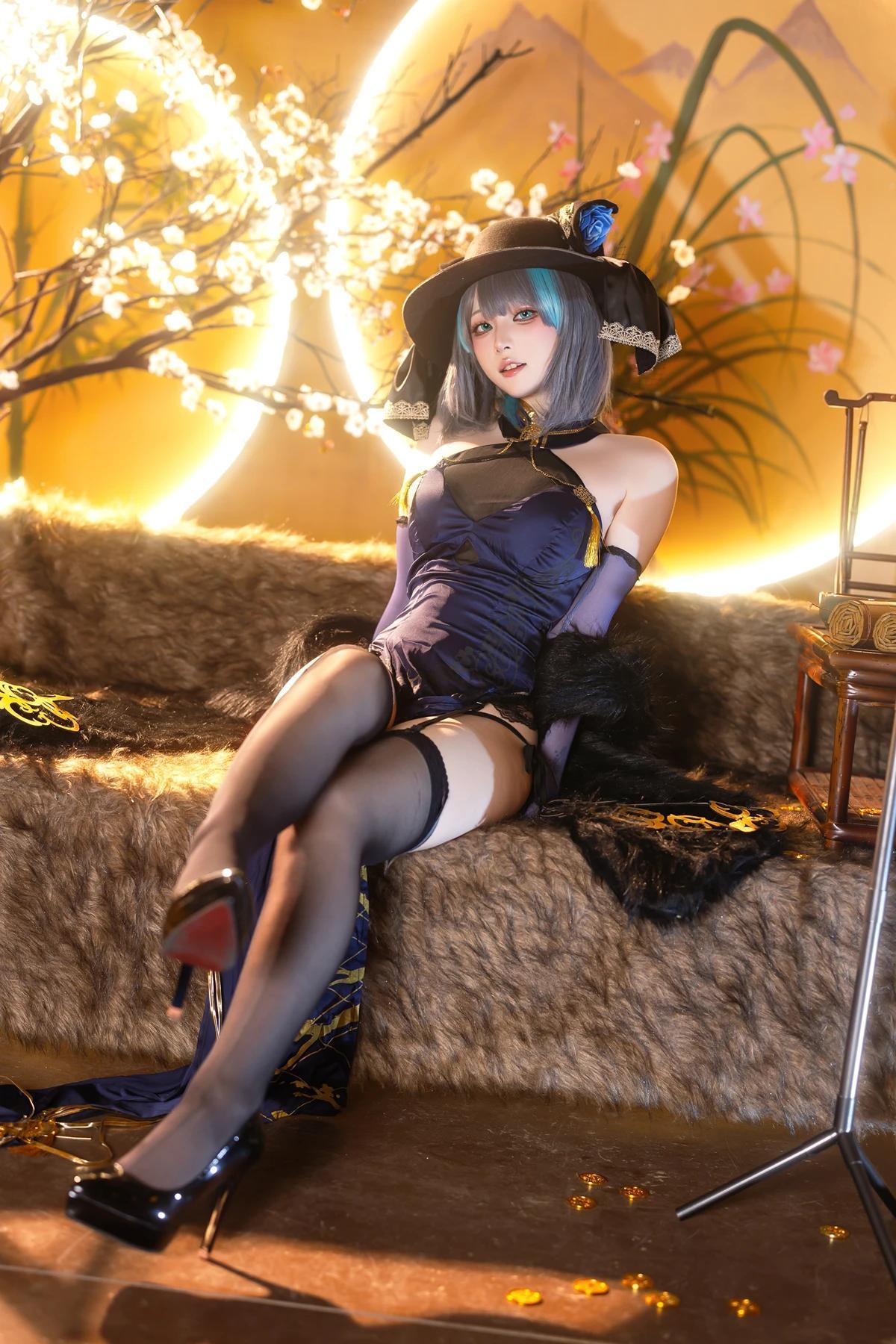 Cosplay 屿鱼 – 金装猫猫头(6)