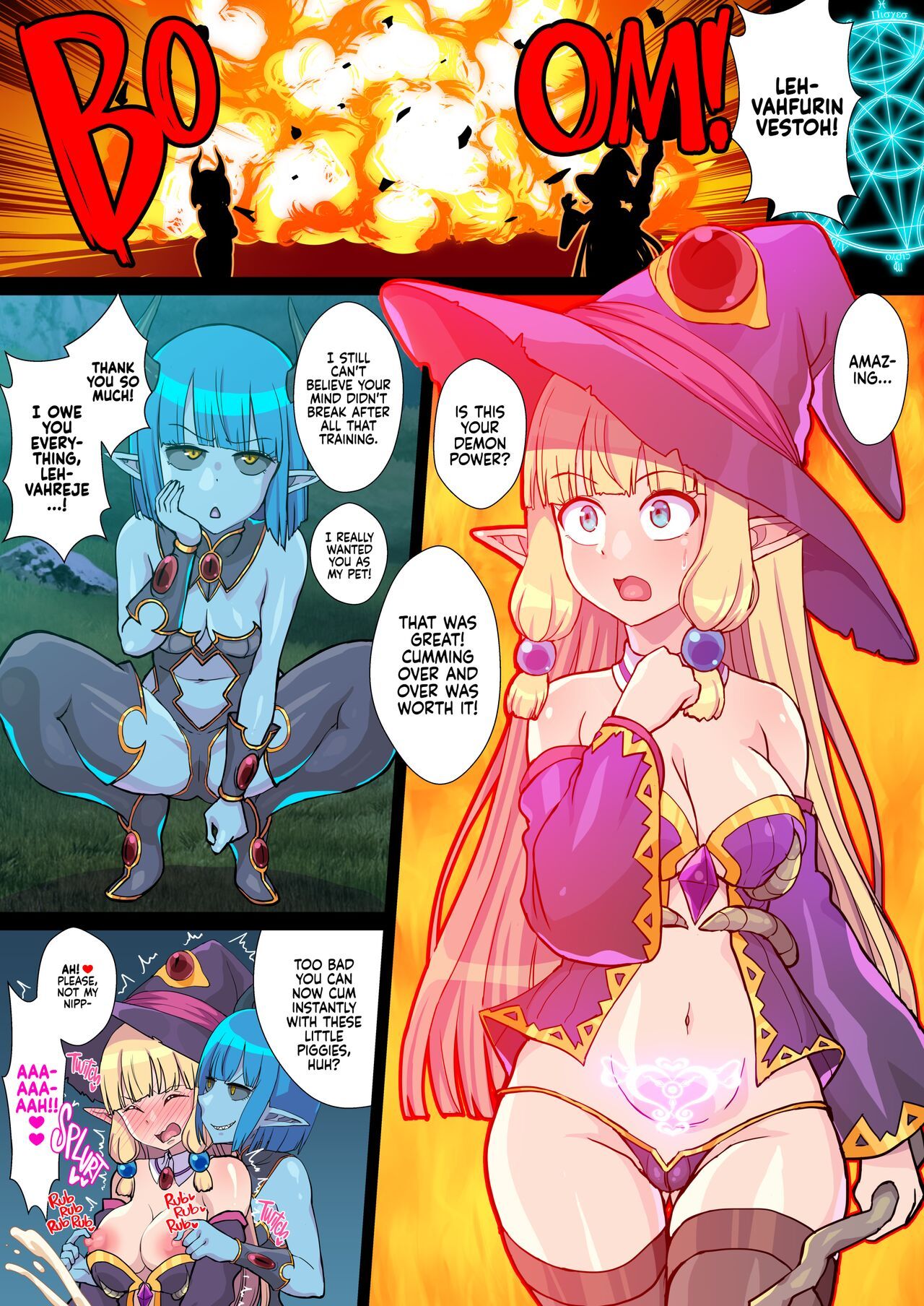 [Kleitos (Ryunosuke)] Fukushuu no Elf Lieselotte Zero IV ~Inma Zecchou Kinshi Choukyou de Sundome Monzetsu Les Rape!~  Vengeful Elf Liselotte Zero 4 [English] {2d-market.com} [Decensored] [Digital]