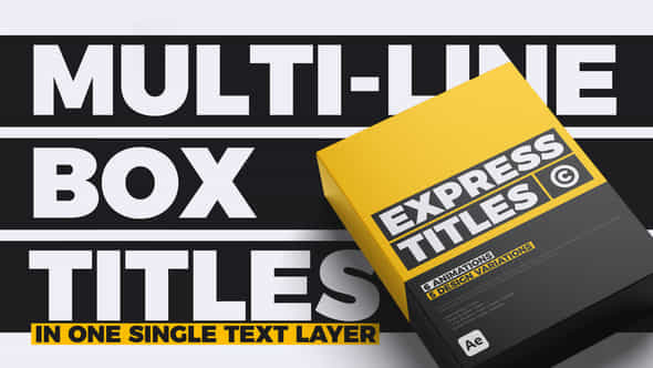 Express Titles - VideoHive 46239954