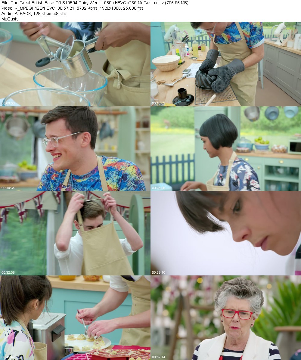 The Great British Bake Off S10E04 Dairy Week 1080p HEVC x265-MeGusta