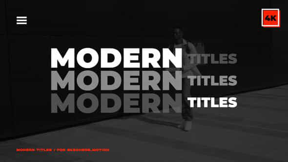 Modern Titles - VideoHive 43193575