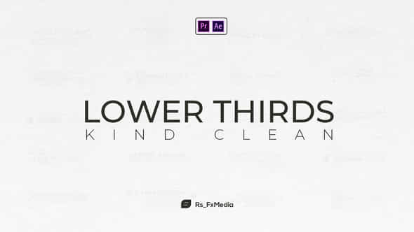 Lower Thirds - VideoHive 29352223