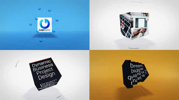 Business Cube Unveil - VideoHive 57973365
