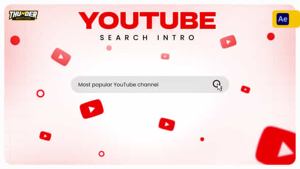 Clean Youtube Search Intro - VideoHive 57842641