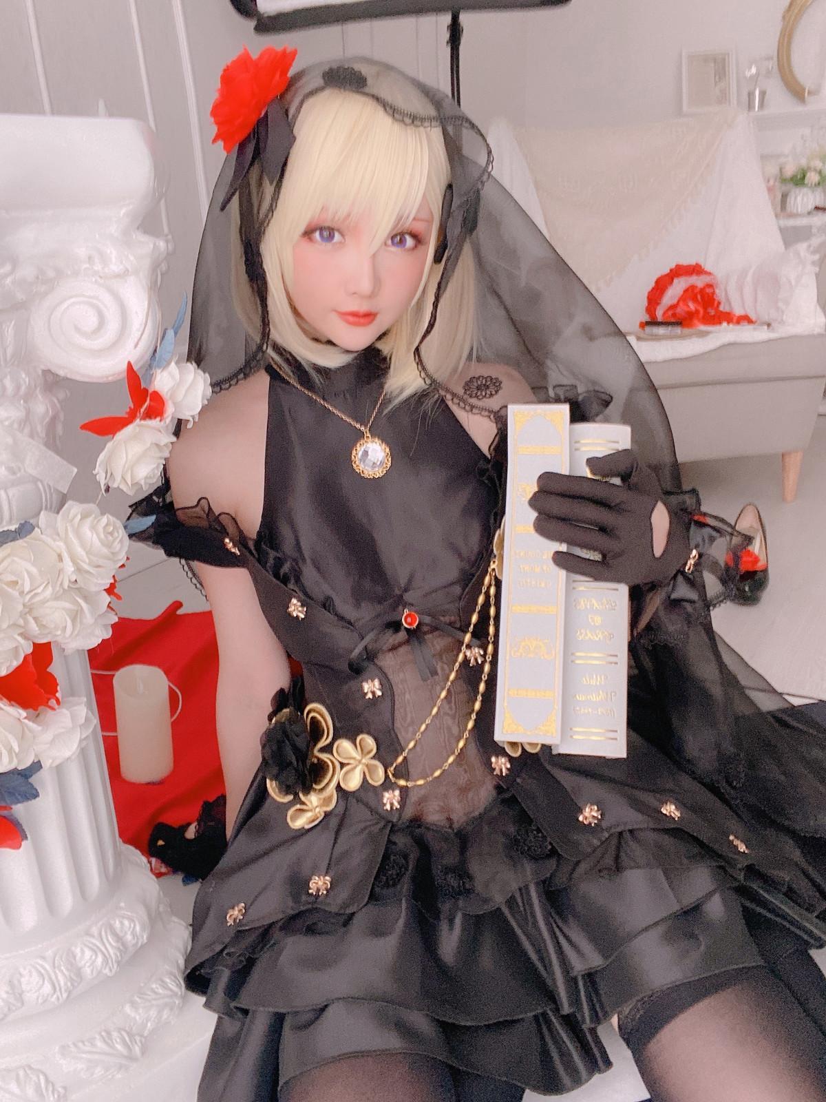 Cosplay 星之迟迟Hoshilily Z23婚纱(33)