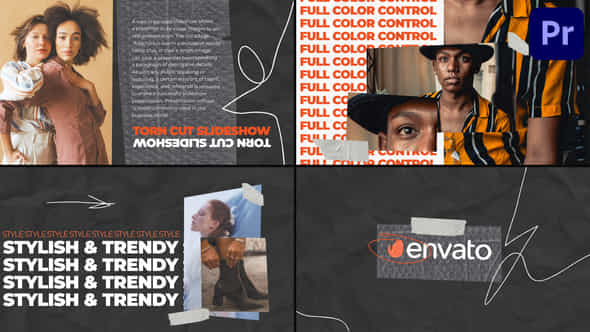 Torn Cut Slideshow - VideoHive 47422090