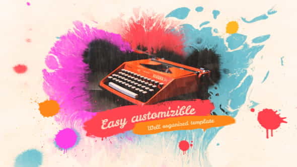 Colorful Ink Slideshow - VideoHive 17094960
