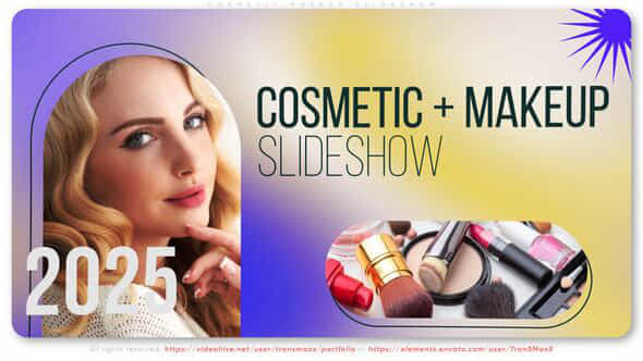 Cosmetic Makeup Slideshow - VideoHive 52233838