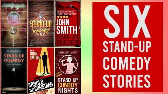 Six Stand-Up Comedy - VideoHive 39392257