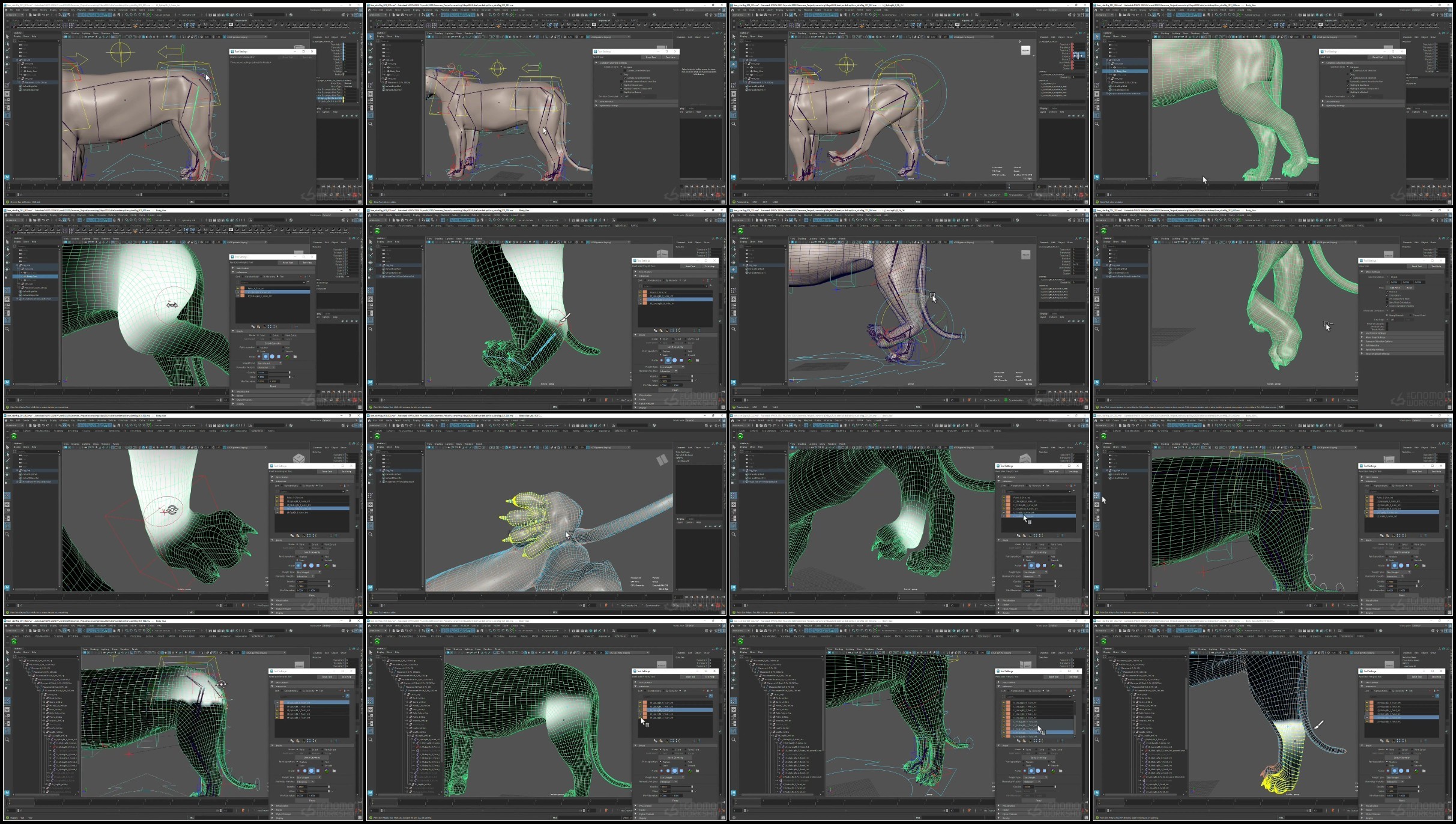 R13RcSlo o - The Gnomon Workshop - Creating a Quadruped Rig For Production