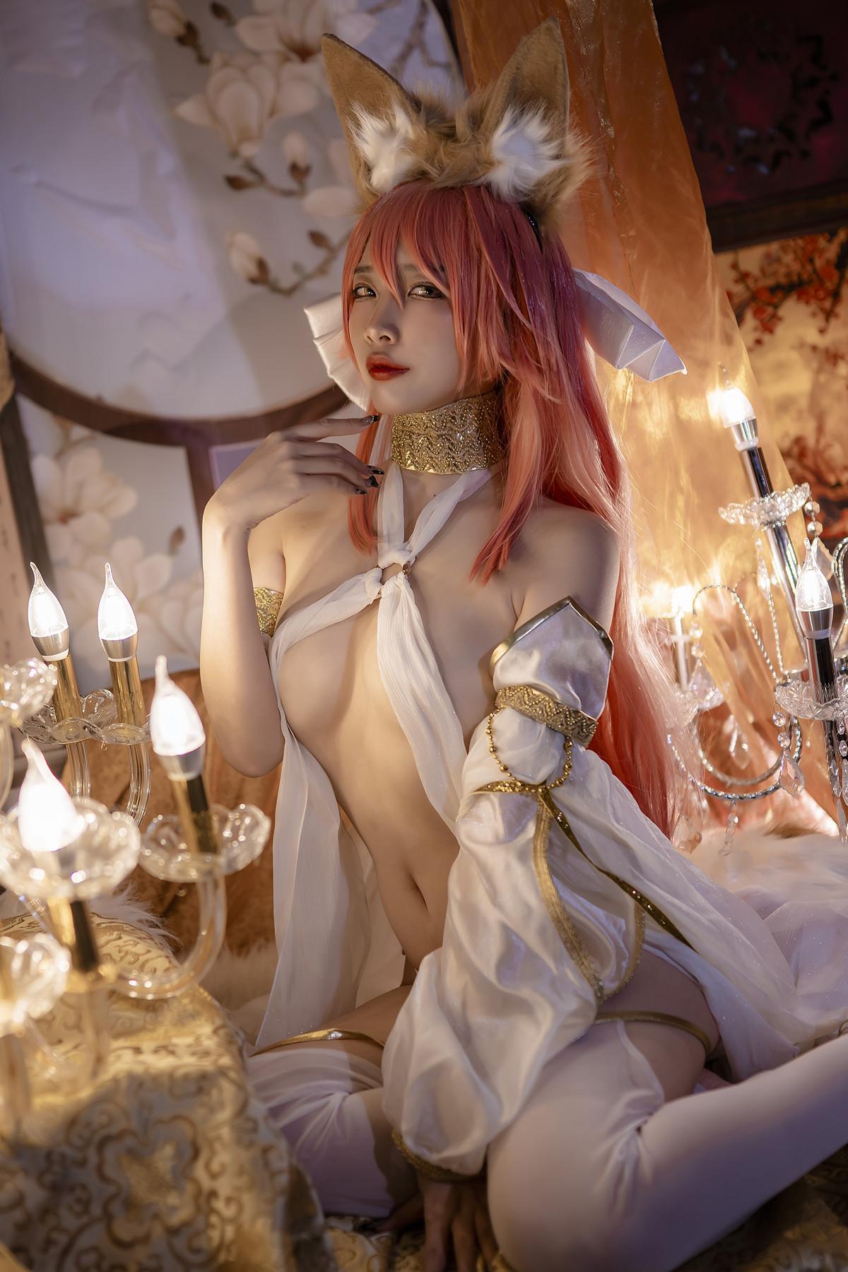 Cosplay 二佐Nisa 玉藻前同人舞娘(23)