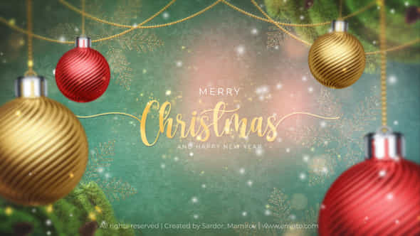 Happy Christmas Text - VideoHive 42343031