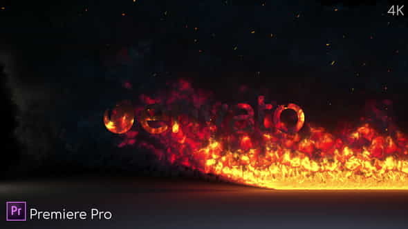 Fire Burning Logo Reveal - - VideoHive 24338055