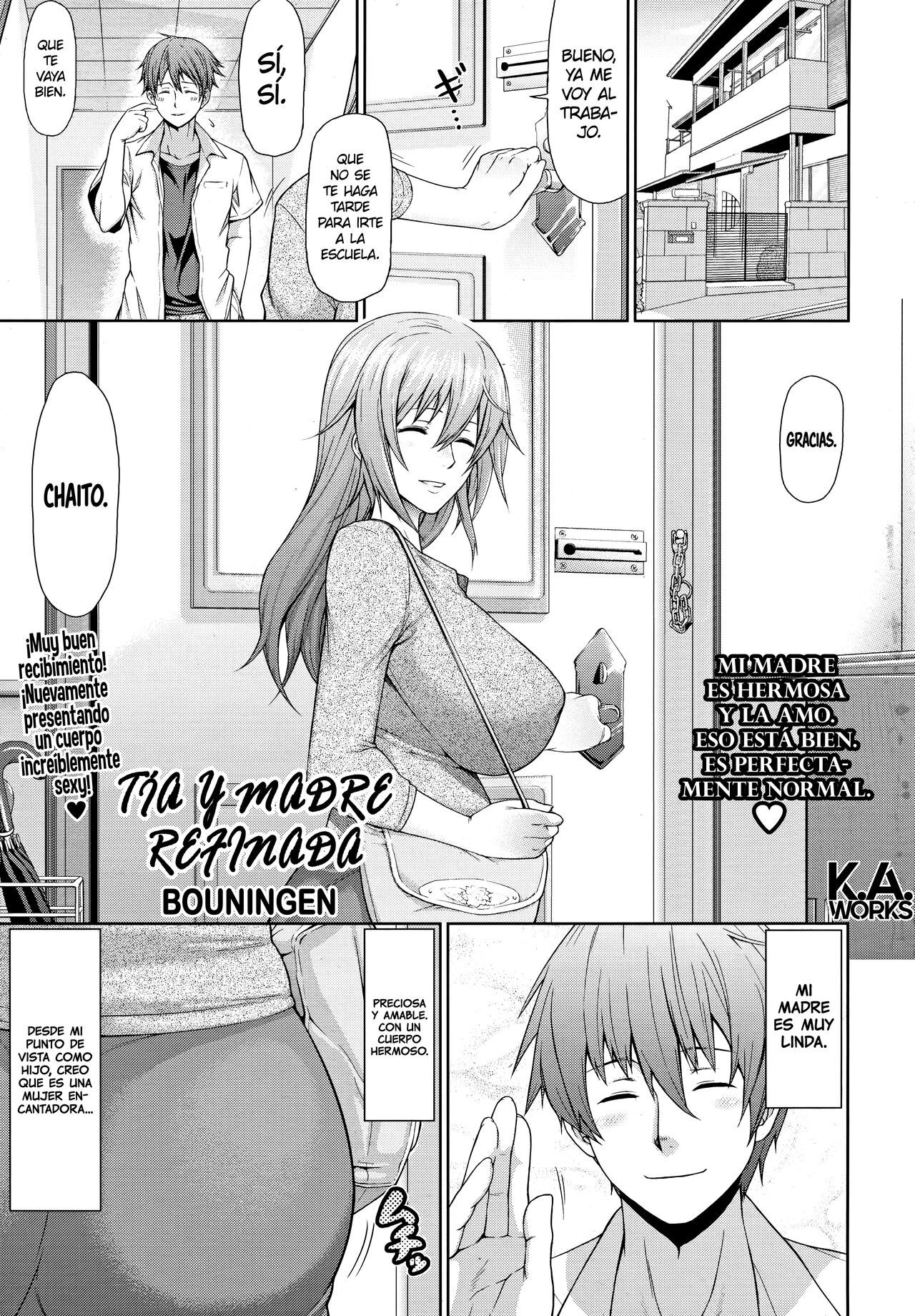 [Bouningen] Oba to Shukubo  Tía y madre refinada (COMIC Tenma 2010-05) [Spanish] [K.A. Works] [Descensored]
